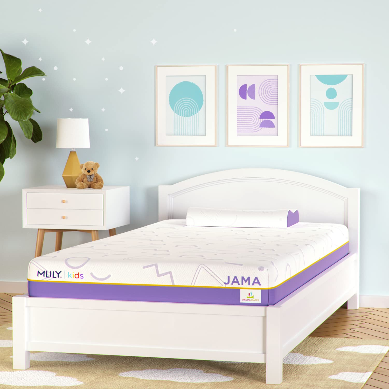 MLILY 7 Inch Twin Mattress for Kids, Medium Firm Memory Foam Bunk Bed Mattress
| MLILY Purple CertiPUR-US Certified Mem